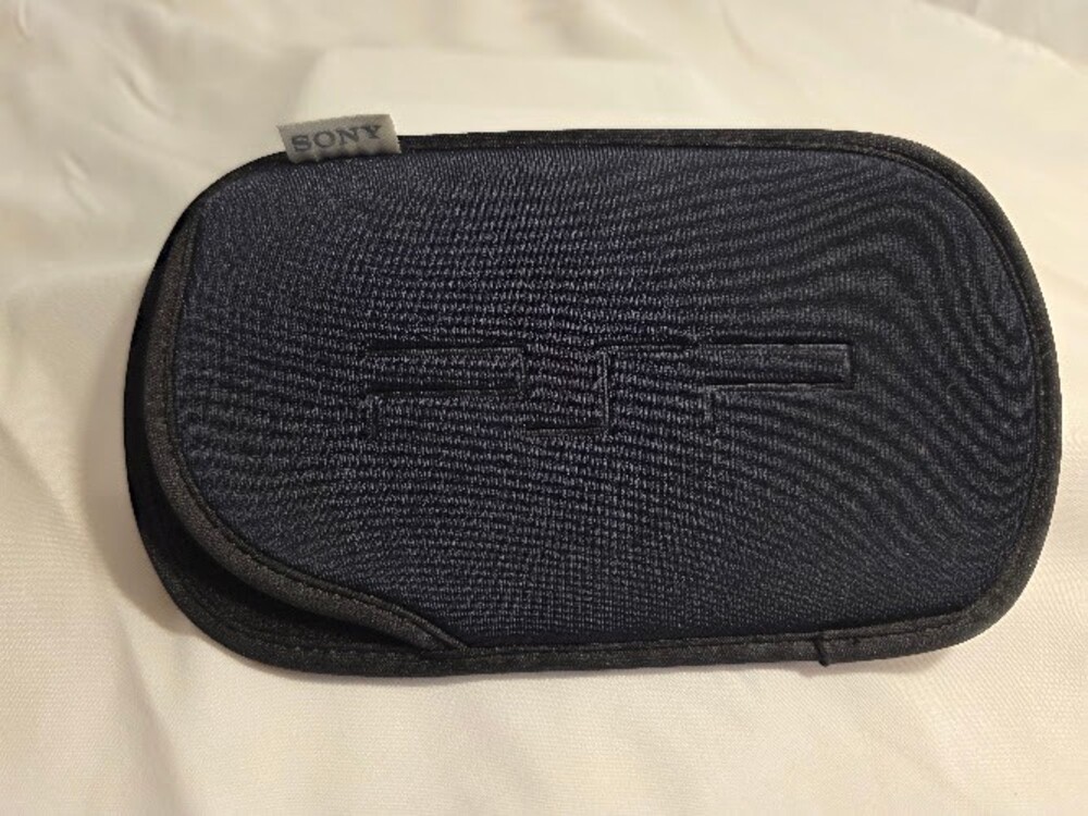 Sony PSP Carrying Case Black Soft Sleeve